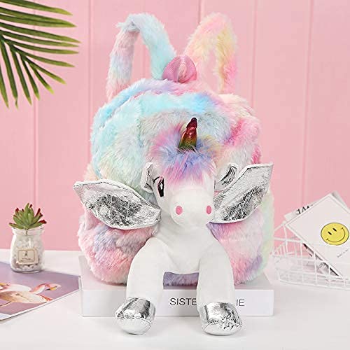 Toyshine Unicorn Plsuh Kids Backpack Bag 11,4'' Age 3+ Unicorn Gifts Girls Boys Ideal for Birthday, Travel, Perfect Companion