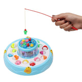 Toyshine Fish Catching Game Big with 26 Fishes and 4 Pods, Includes Music and Lights (Multicolor)
