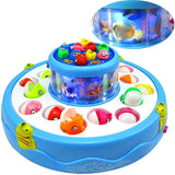 Toyshine Fish Catching Game Big with 26 Fishes and 4 Pods, Includes Music and Lights (Multicolor)