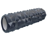 Spanker Star-daimond Cut Design Foam Yoga Roller for Physical Therapy Exercise, Body Foam Roller, Deep Tissue Massager , Black SSTP