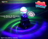 Toyshine Dancing Dog -II with Music Flashing Lights - Cream